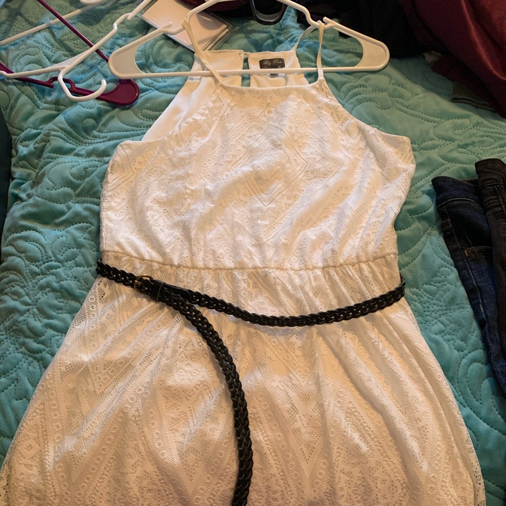 Lily rose dress with belt